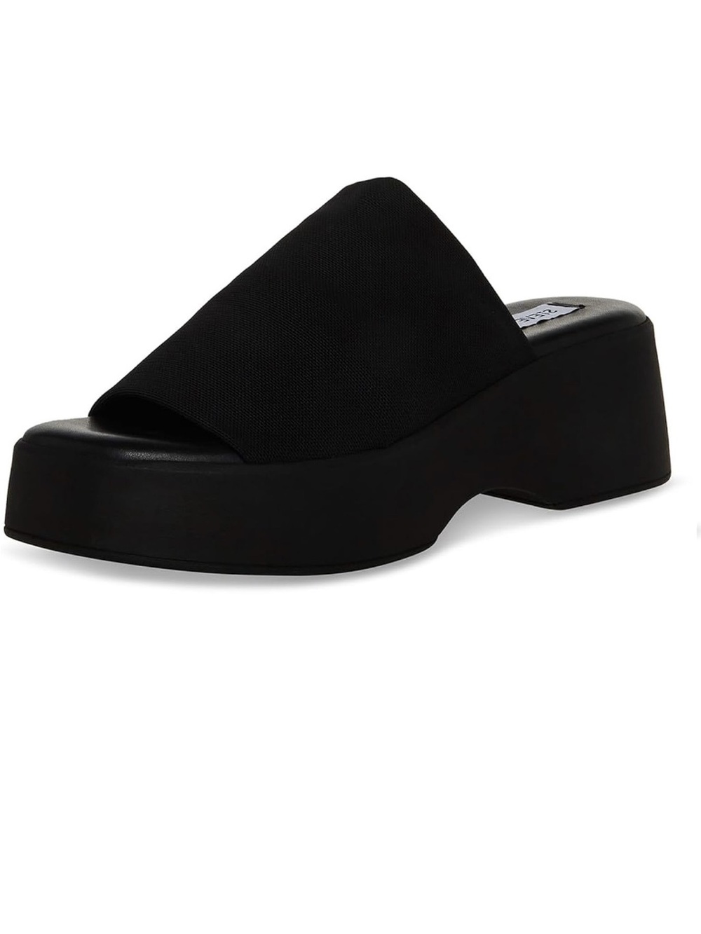 NEW Steve Madden Black Platform Slide - Slinky